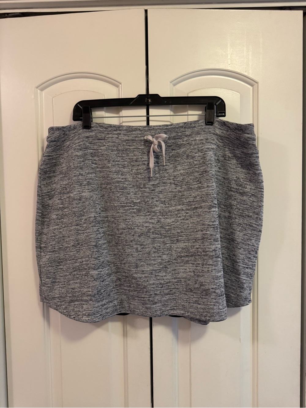 Macys Style & Co. Heather Gray Skort with Drawstring.